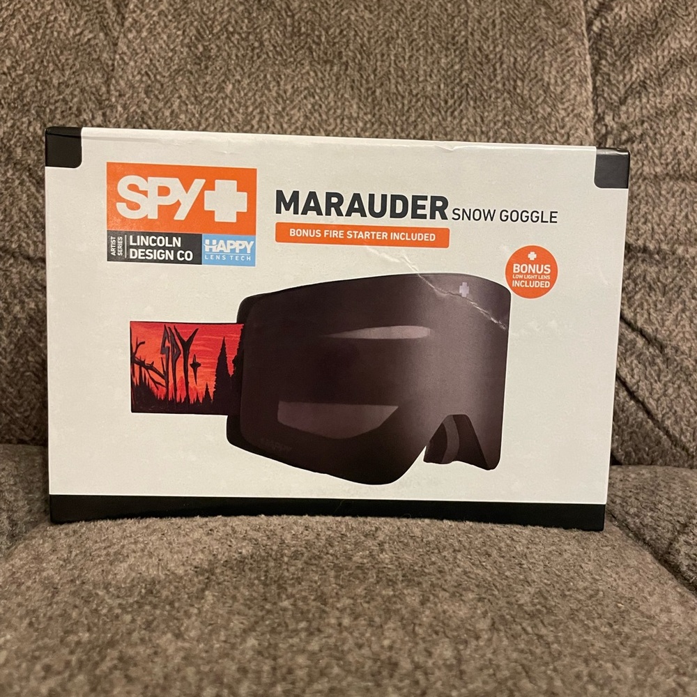 SPY Marauder Snow Goggles Spy + Lincoln Design CO Bigfoot Edition Brand New